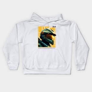 Halo game quotes - Master chief - Spartan 117 - WQ01-v6 Kids Hoodie